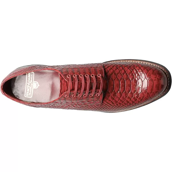 Stacy Adams Mens Madison Cap Toe BootRed Print