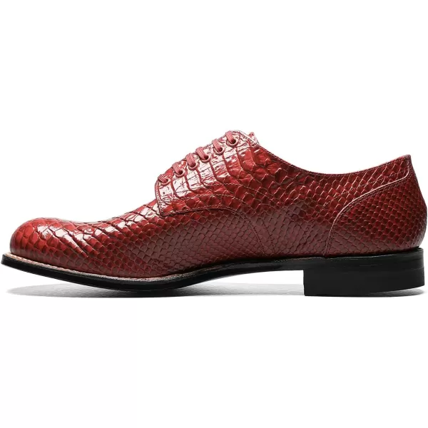 Stacy Adams Mens Madison Cap Toe BootRed Print