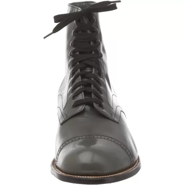 Stacy Adams Mens Madison Cap Toe BootSteel Gray  15
