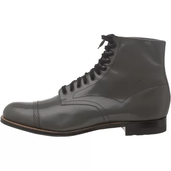 Stacy Adams Mens Madison Cap Toe BootSteel Gray  15