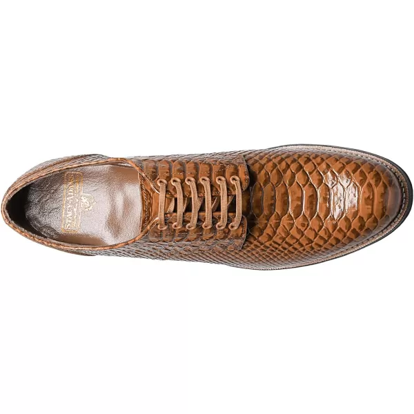 Stacy Adams Mens Madison Cap Toe BootTan  55