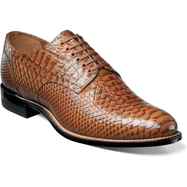 Stacy Adams Mens Madison Cap Toe BootTan  55