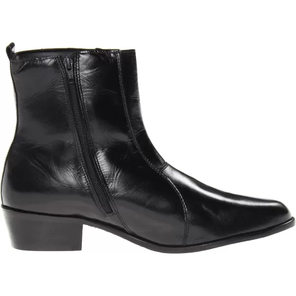 Stacy Adams Mens Santos PlainToe Side Zipper BootBlack
