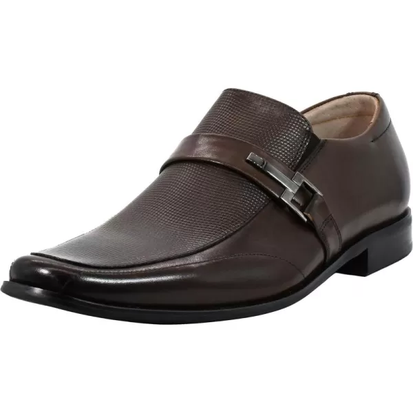 STACY ADAMS Mens Beau Moc Toe Bit SlipOn LoaferBrown