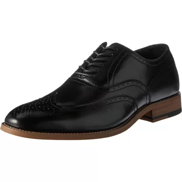 STACY ADAMS Mens Dunbar Wingtip OxfordBlack