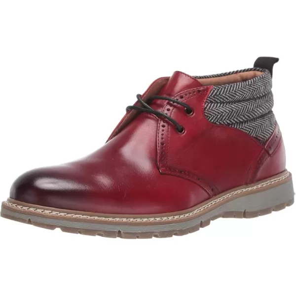 STACY ADAMS Mens Grantley Chukka Laceup BootCranberry