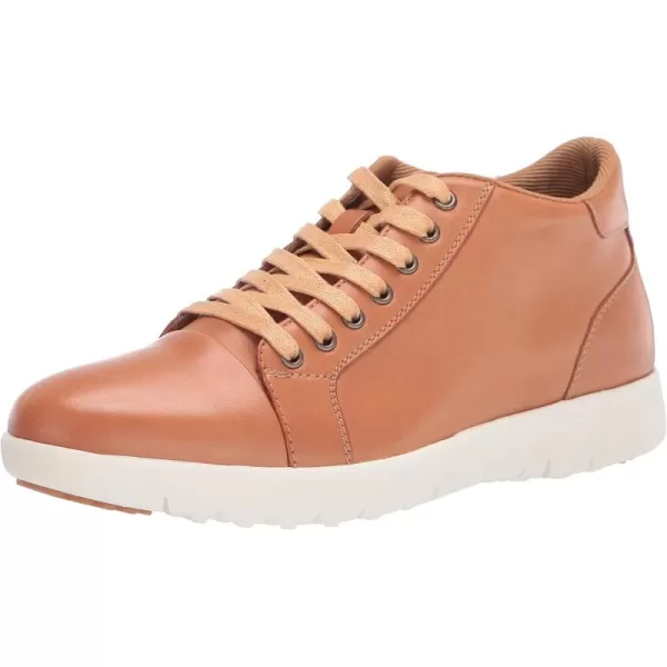 STACY ADAMS Mens Harlow Cap Toe Mid Laceup SneakerNatural