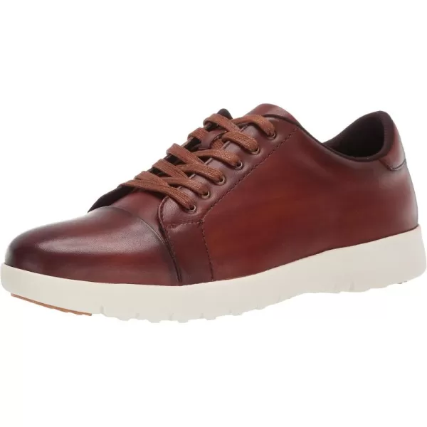 STACY ADAMS Mens Hawkins CapToe Laceup SneakerCognac