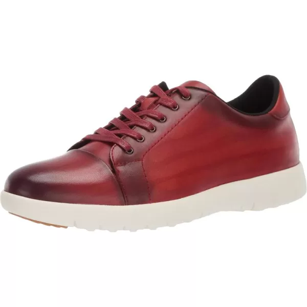 STACY ADAMS Mens Hawkins CapToe Laceup SneakerCranberry