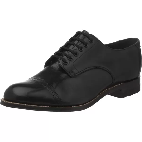 STACY ADAMS Mens Madison Cap Toe OxfordBlack