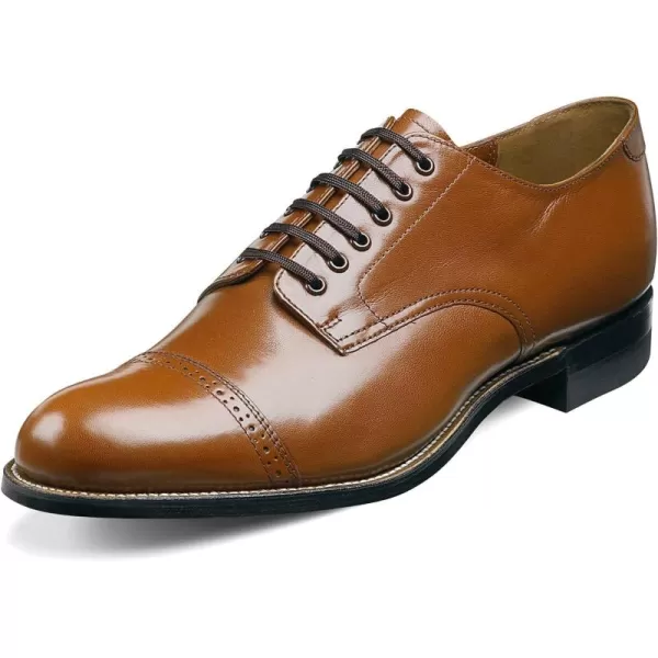 STACY ADAMS Mens Madison Cap Toe OxfordGray Kid