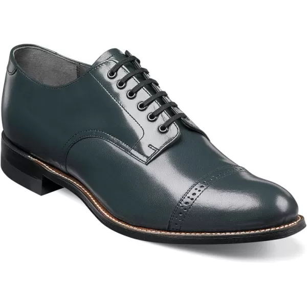 STACY ADAMS Mens Madison Cap Toe OxfordNavy