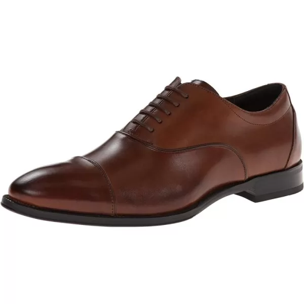 Stacy Adams Mens Kordell CapToe LaceUp OxfordCognac