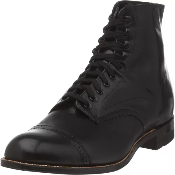 Stacy Adams Mens Madison Cap Toe BootBlack  15