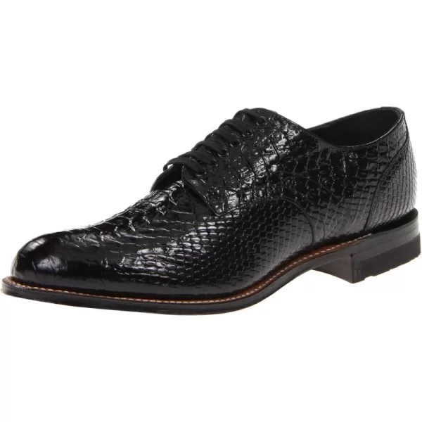 Stacy Adams Mens Madison Cap Toe BootBlack Print