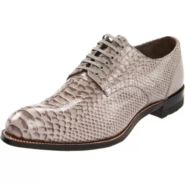 Stacy Adams Mens Madison Cap Toe BootGray  55