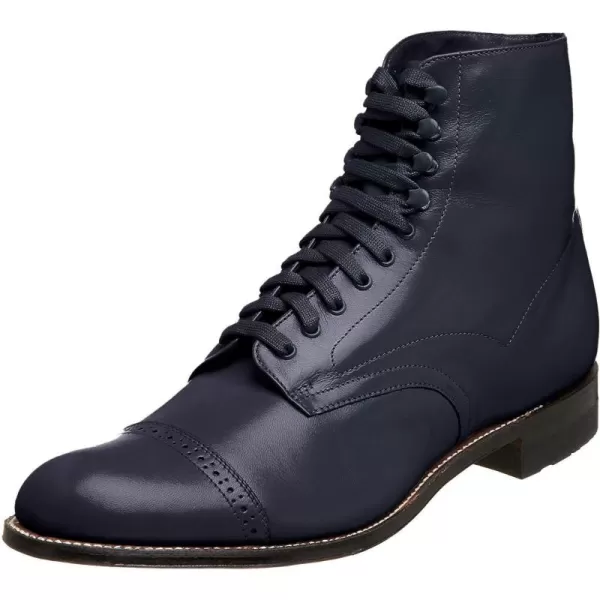 Stacy Adams Mens Madison Cap Toe BootNavy