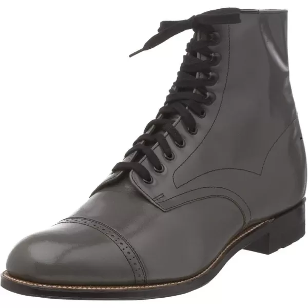 Stacy Adams Mens Madison Cap Toe BootSteel Gray  15