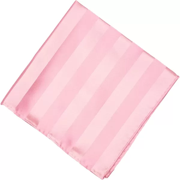 Stacy Adams Mens Solid Woven Formal Stripe Tie SetPink