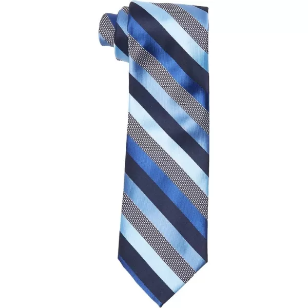 Stacy Adams Mens Microfiber Stripped Tie SetNavy