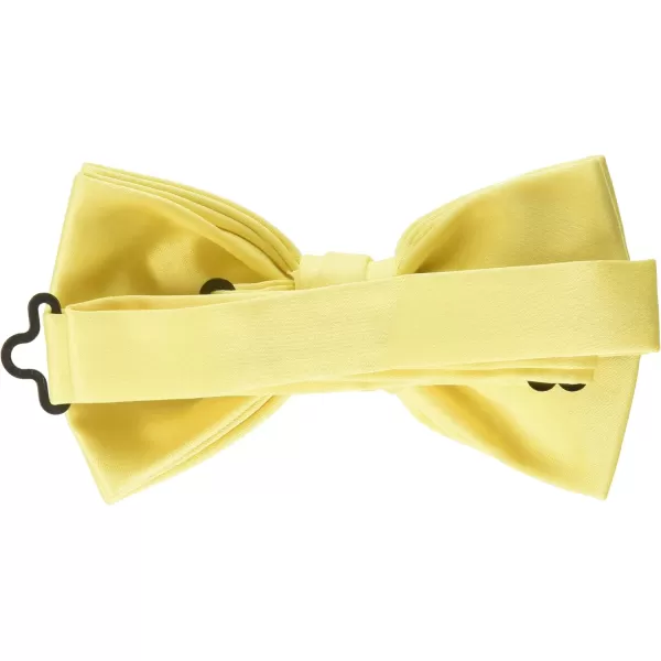STACY ADAMS mens Satin Solid Bow TieBow TieBanana