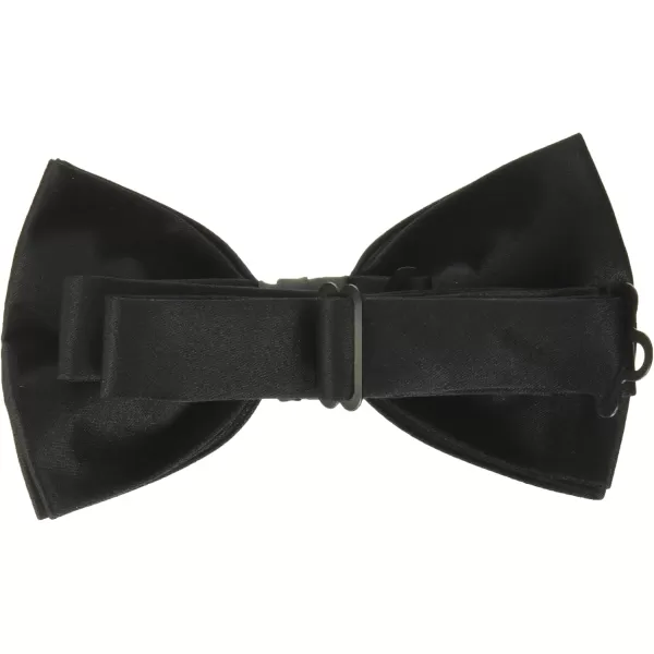 Stacy Adams Mens Solid Bow TieBlack