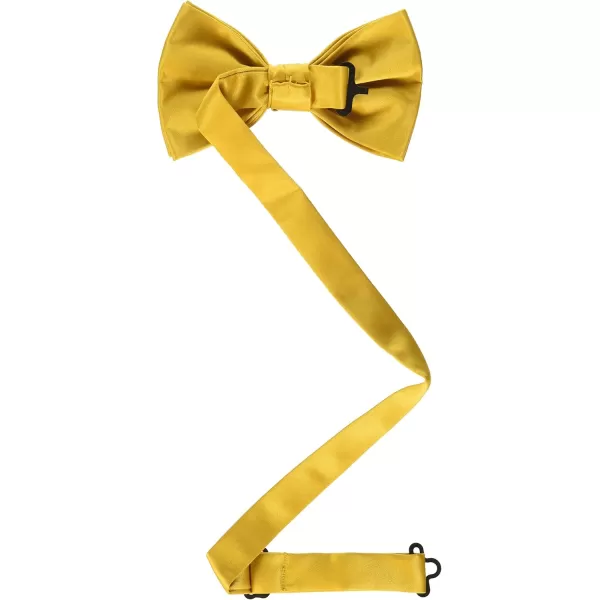 Stacy Adams Mens Solid Bow TieGold