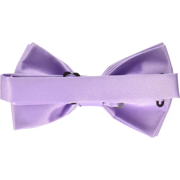 Stacy Adams Mens Solid Bow TieLilac