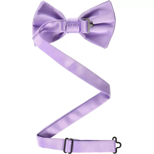 Stacy Adams Mens Solid Bow TieLilac