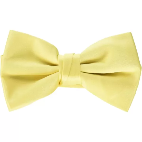 STACY ADAMS mens Satin Solid Bow TieBow TieBanana