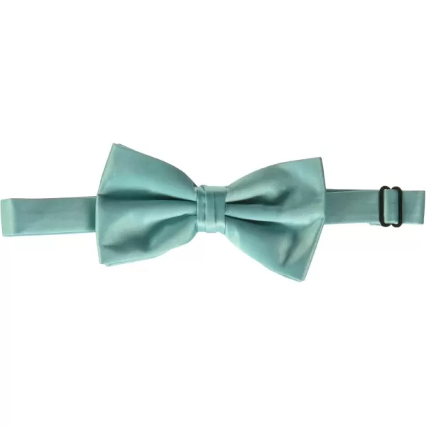 STACY ADAMS mens Satin Solid Bow TieBow TieTurquoise