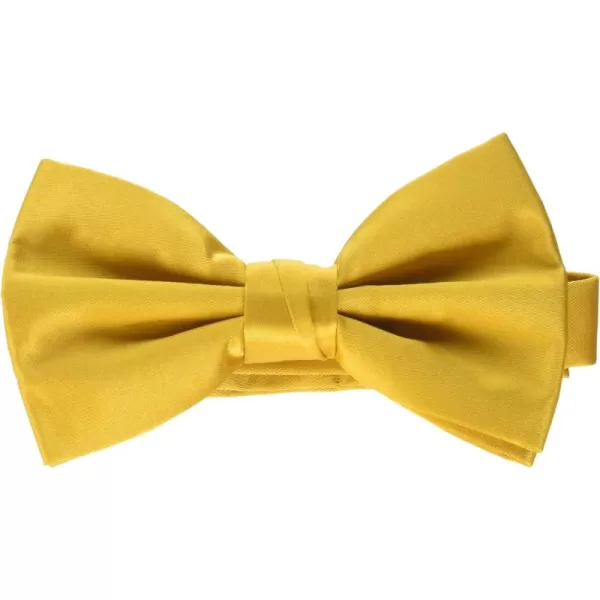 Stacy Adams Mens Solid Bow TieGold