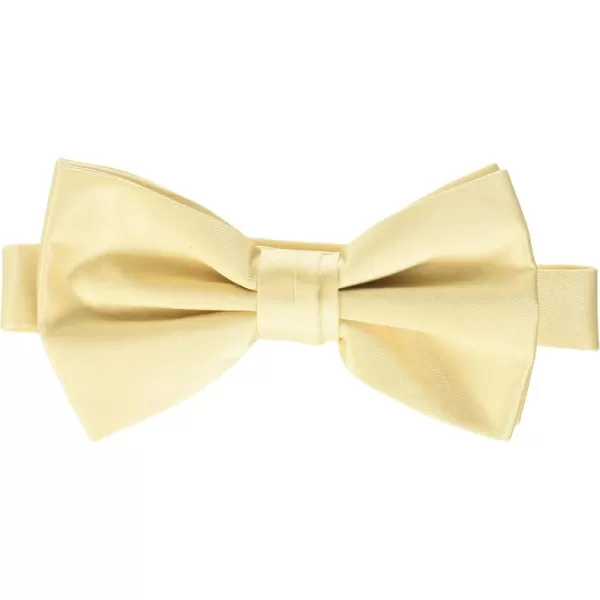 Stacy Adams Mens Solid Bow TieIvory