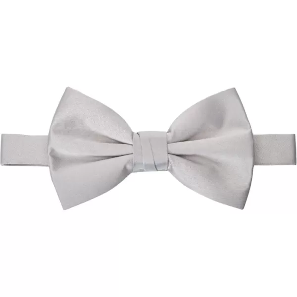 Stacy Adams Mens Solid Bow TieSilver