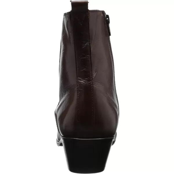 Stacy Adams Mens Santos PlainToe Side Zipper BootCognac