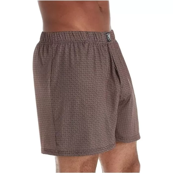 STACY ADAMS Mens Boxer ShortRedBlack