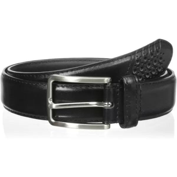 Stacy Adams Mens 32mm Burnished Leather BeltBlack