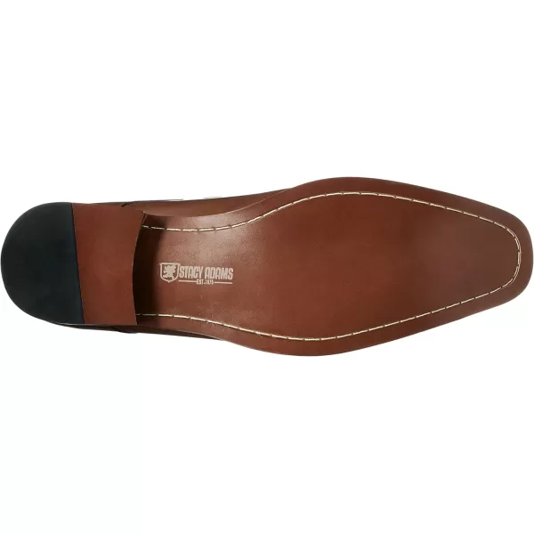 imageSTACY ADAMS Mens KimballCap Toe Monk Strap SlipOn LoaferSaddle Tan