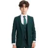 imageSTACY ADAMS Boys Classic 5Piece Suit Set  Blazer Vest Pants Shirt ampamp TieGreen