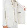 imageSTACY ADAMS Boys Classic 5Piece Suit Set  Blazer Vest Pants Shirt ampamp TieIvory