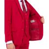 imageSTACY ADAMS Boys Classic 5Piece Suit Set  Blazer Vest Pants Shirt ampamp TieRed
