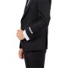 imageSTACY ADAMS Boys Classic 5Piece Tuxedo Set  Blazer Vest Pants Shirt ampamp TieBlack