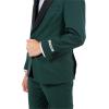 imageSTACY ADAMS Boys Classic 5Piece Tuxedo Set  Blazer Vest Pants Shirt ampamp TieGreen