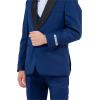 imageSTACY ADAMS Boys Classic 5Piece Tuxedo Set  Blazer Vest Pants Shirt ampamp TieIndigo Blue