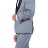 imageSTACY ADAMS Boys Classic 5Piece Tuxedo Set  Blazer Vest Pants Shirt ampamp TieMedium Grey