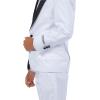 imageSTACY ADAMS Boys Classic 5Piece Tuxedo Set  Blazer Vest Pants Shirt ampamp TieWhite