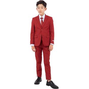 imageSTACY ADAMS Boys Classic 5Piece Suit Set  Blazer Vest Pants Shirt ampamp TieBrick