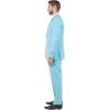 imageSTACY ADAMS Mens Sleek 3Piece Suit  Slim Fit Tailored Jacket Vest and SlimFit TrousersAqua