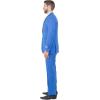 imageSTACY ADAMS Mens Sleek 3Piece Suit  Slim Fit Tailored Jacket Vest and SlimFit TrousersBlue