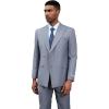 imageSTACY ADAMS Suits 3pc Suit SetDouble Breasted Jacket Vest and Dress PantsHybridFit SuitsMedium Grey